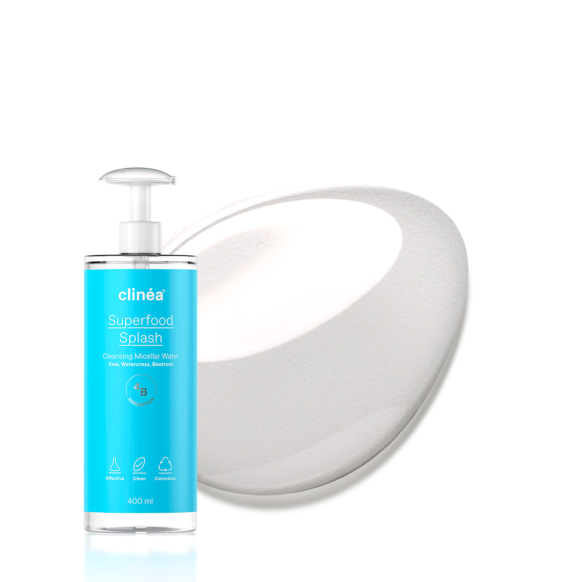 CLINEA - SUPERFOOD SPLASH Cleansing Micellar Water - 400ml